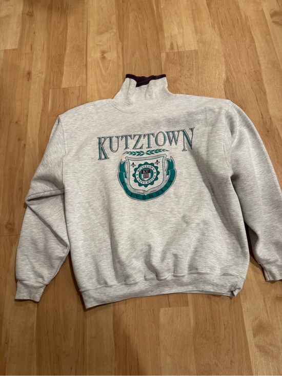 Other - 90s Sportswear Retro Kutztown Graphic Turtleneck Neck Sweatshirt Men's XL